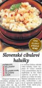 Slovenské cibulové halušky