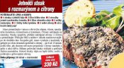 Jehněčí steak s rozmarýnem a citrony