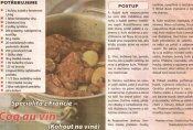 Coq au vin - Kohout na víně