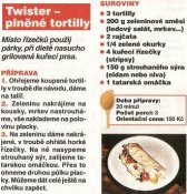 Twister - plněné tortilly