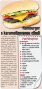 Hamburger s karamelizovanou cibulí