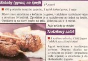 Kebaby (gyros) na špejli