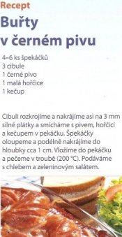 Buřty v černém pivu