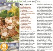 Zaječí paštika s olivami a rajčaty