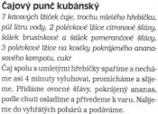 Čajový punč kubánský