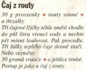 Čaj z routy