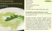 Dvoubarevná květákovo-brokolicová polévka