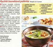 Rychlá česneková polévka