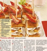 Tiramisu zákusek