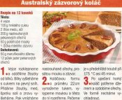 Australský zázvorový koláč