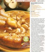 Obrácený jablkový koláč - tarte tatin