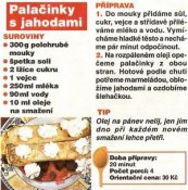 Palačinky s jahodami