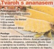 Tvaroh s ananasem