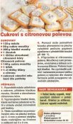 Cukroví s citronovou polevou