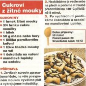 Cukroví z žitné mouky