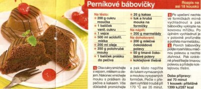 Perníkové bábovičky