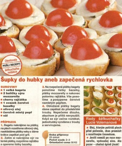 Šupky do hubky aneb zapečená rychlovka