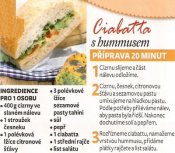 Ciabatta s hummusem