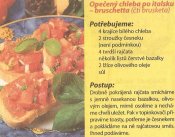 Opečený chleba po italsku - bruschetta